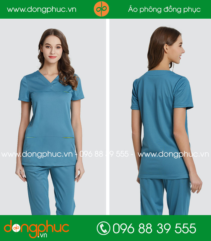 Đồng phục phòng mổ màu xanh